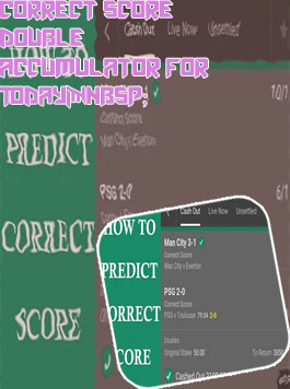 Free correct score for today matches