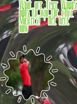 Odds to win masters